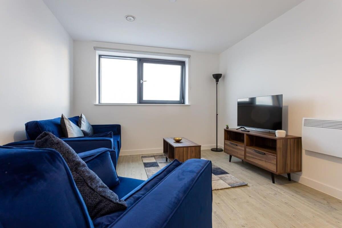 Modern 2 Bed Salford Apartment Stunning Views Manchester Exterior foto